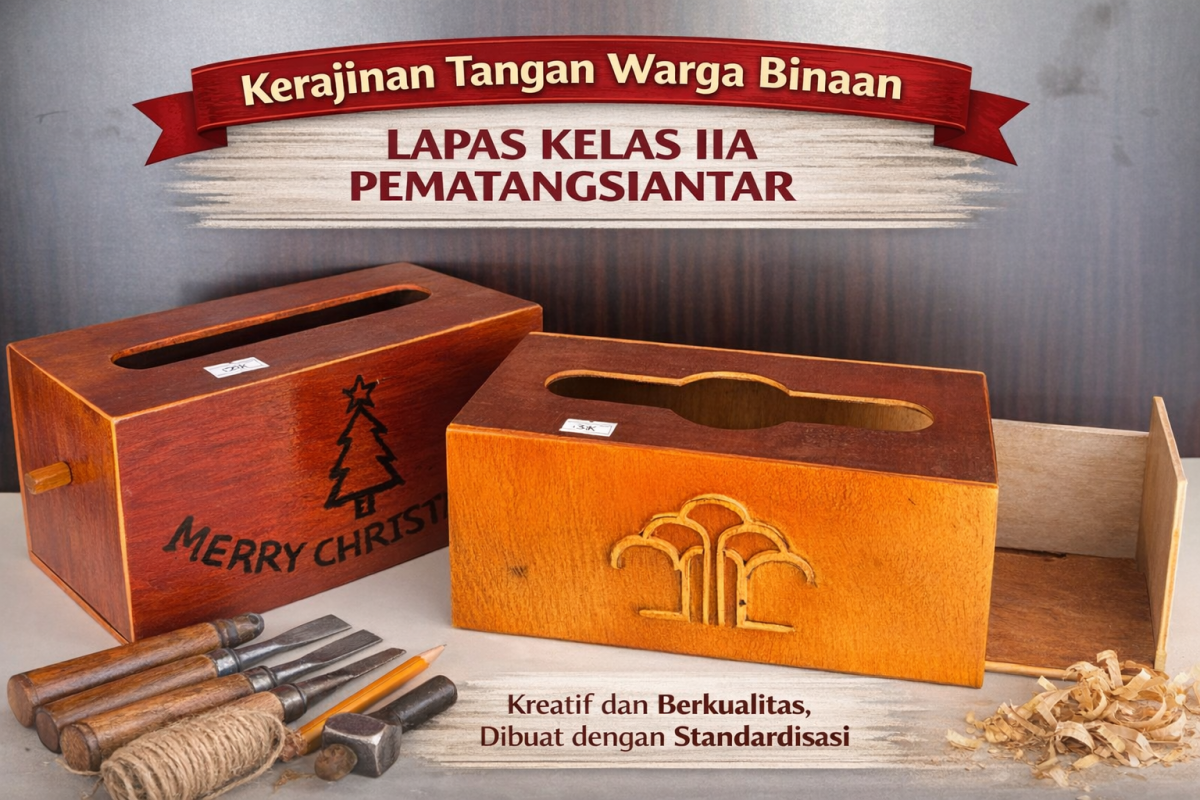 KOTAK TISU KAYU